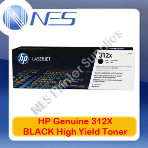 HP Genuine #312X BLACK High Yield Toner Cartridge for Color LaserJet Pro MFP M476dn/M476dw/M476nw [CF380X] 4.4K